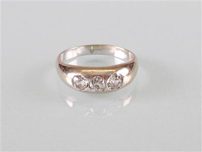 Diamantring zus. ca.0,75 ct - Kunst, Antiquitäten und Schmuck