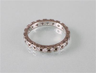 Brillant Memoryring zus. ca. 0,80 ct - Gioelli