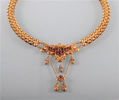 Collier letztes Drittel 19. Jhdt. - Arte, antiquariato e gioielli