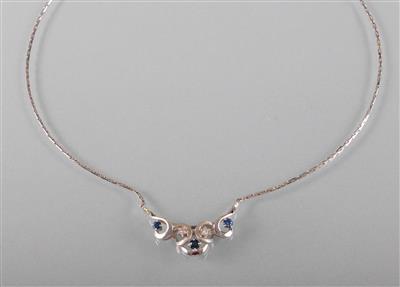 Saphir Diamant Collier - Gioielli