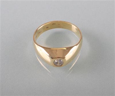 Brillant Solitärring 0,22 ct (grav.) - Gioielli