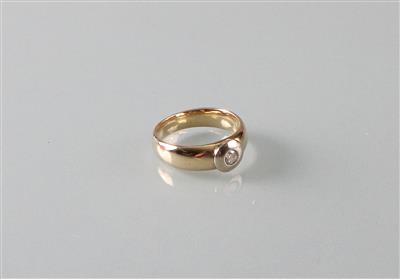 Brillantsolitärring ca.0,15 ct - Arte, antiquariato e gioielli