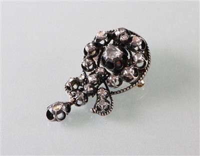 Diamantbrosche - Arte, antiquariato e gioielli