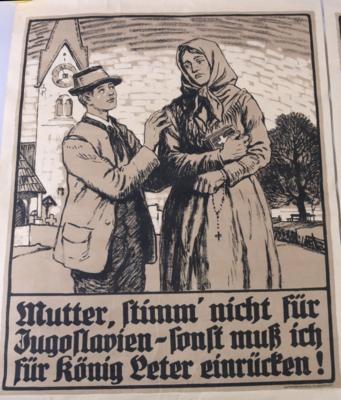 2 Plakate zur Kärntner Volksabstimmung - Umění, starožitnosti, šperky