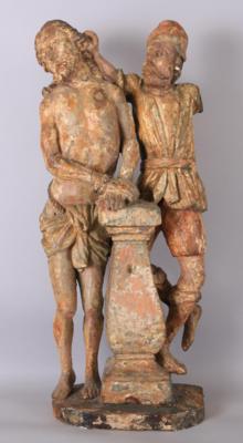 Christus mit Schergen an einer Geißelsäule - Arte, antiquariato e gioielli