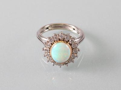 Brillant-Opal-Ring - Antiques, art and jewellery