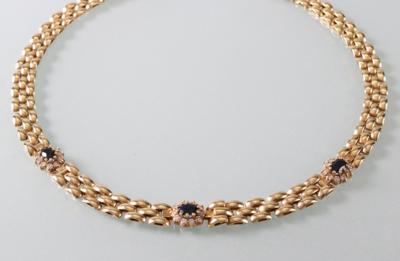 Brillant Saphircollier - Antiques, art and jewellery