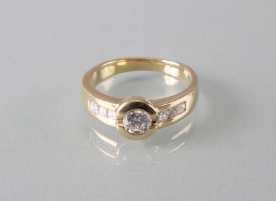 Diamant Brillantring zus. 1,00 ct - Kunst, Antiquitäten und Schmuck