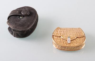 Dose mit Brillanten in Handtaschenformat - Arte, antiquariato e gioielli