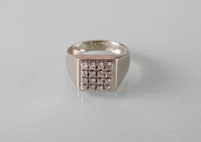 Brillantring zus. ca. 0,50 ct - Umění, starožitnosti, šperky