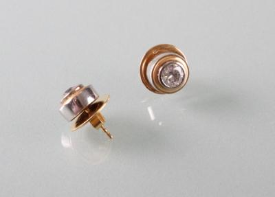 Brillantsolitär Ohrstecker zus. ca.1 ct - Umění, starožitnosti, šperky