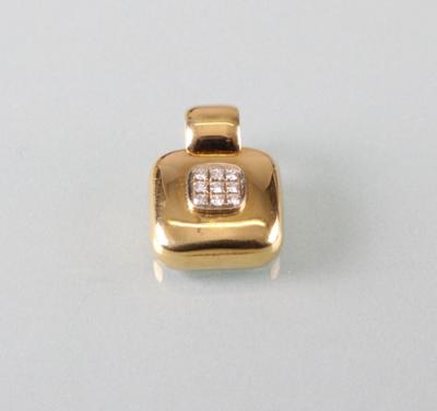 Brillantanhänger zus. ca. 0,20 ct - Arte, antiquariato e gioielli