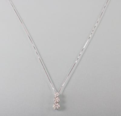 Brillantcollier ca.0,90 ct - Kunst,Antiquitäten und Schmuck