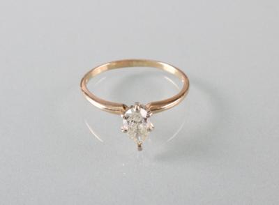 Diamant Damenring ca.0,70 ct (grav.) - Umění, starožitnosti, šperky
