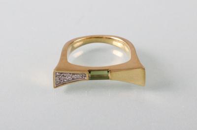 Brillant Turmalin Ring - Umění, starožitnosti, šperky