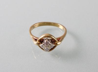 Brillantring zus. ca.0,20 ct - Antiques, art and jewellery