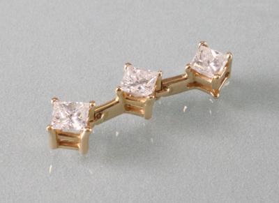 Diamantanhänger zus. ca. 0,90 ct - Antiques, art and jewellery