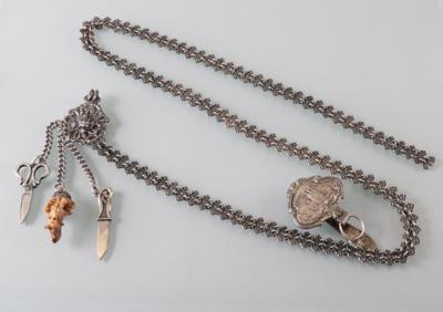 Trachtenbauchkette mit 3 Anhänger - Umění, starožitnosti, šperky