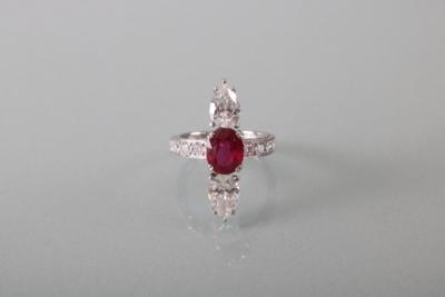 Diamant Rubinring - Kunst,Antiquitäten und Schmuck