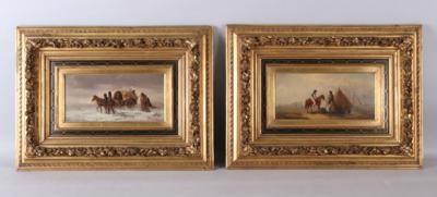 2 Gemälde Maler um 1900 - Jewellery, antiques and art