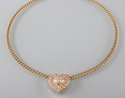 Brillant-Herz-Collier - Gioielli, arte e antiquariato