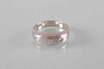 Brillantring zus. ca. 0,45 ct - Kunst,Antiquitäten und Schmuck