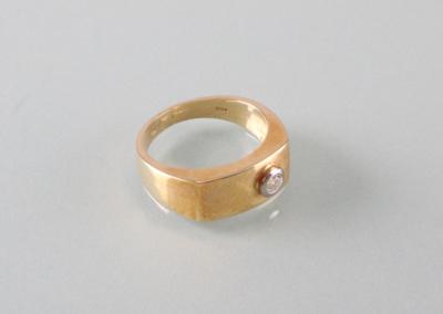 Brillantsolitärring ca.0,10 ct - Kunst,Antiquitäten und Schmuck