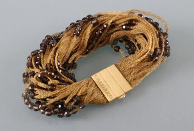 Fassonarmband mehrreihig mit Schmucksteinen - Jewellery, antiques and art