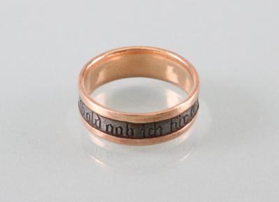 Ring "Gold gab ich für Eisen 1914 Ö S. K." - Jewellery, antiques and art