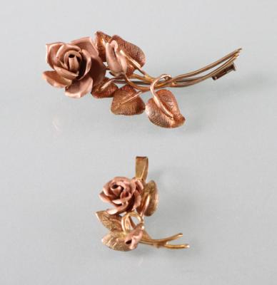 Schmuckgarnitur "Wiener Rose" - Kunst,Antiquitäten und Schmuck