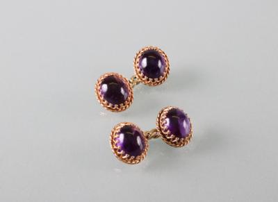 Amethyst Manschettenknöpfe - Kunst,Antiquitäten und Schmuck