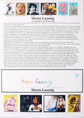 Autograf Maria Lassnig - Jewellery, antiques and art