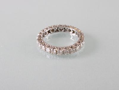 Brillant Memoryring zus. ca. 1,40 ct - Kunst,Antiquitäten und Schmuck