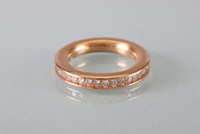 Brillant Memoryring zus. ca. 1 ct - Kunst,Antiquitäten und Schmuck