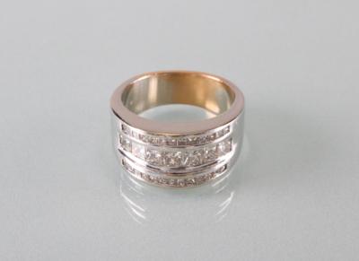 Diamantring zus. ca.1,40 ct - Jewellery, antiques and art