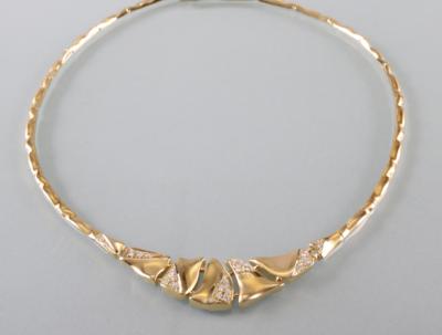 ÛH-I/si-p1 SONDERPREISÛ Brillant Collier zus. ca. 0,50 ct - Art Antiques and Jewelry