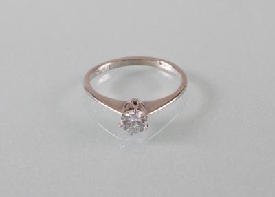 Ûh-i/vsi-siÛ Brillant Solitärring ca. 0,40 ct - Kunst Antiquitäten und Schmuck