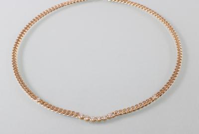 Brillantcollier ca.0,60 ct - Kunst Antiquitäten und Schmuck