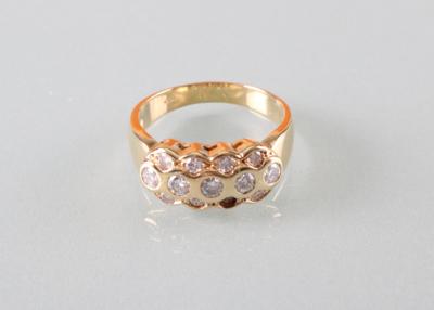 Brillantring zus. ca. 0,75 ct - Art Antiques and Jewelry