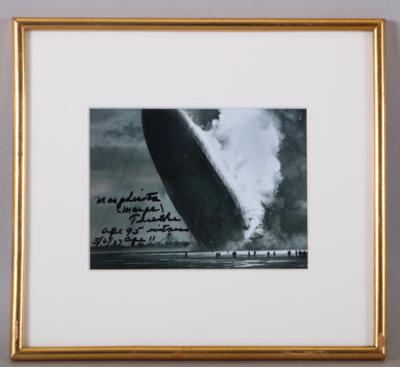 Autograph "Zeppelin Absturz" - Kunst Antiquitäten und Schmuck