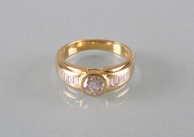 Brillant/Diamant Damenring zus. ca. 0,90 ct - Art Antiques and Jewelry