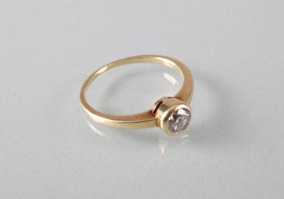 Brillantsolitärring ca.0,40 ct - Art Antiques and Jewelry