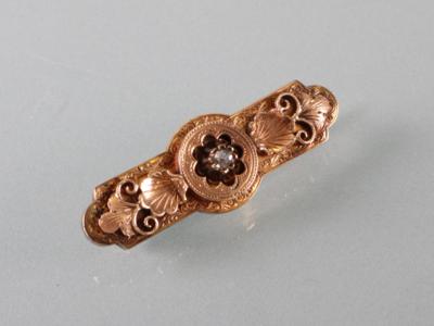 Diamantbrosche - Kunst Antiquitäten und Schmuck
