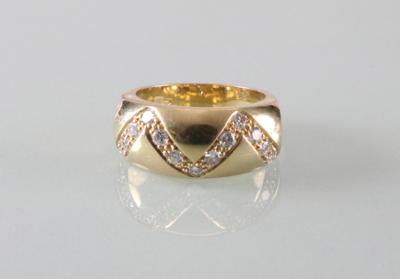 Brillantring zus. ca. 0,65 ct - Art Antiques and Jewelry