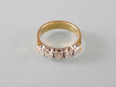 Brillantring zus. ca. 1,00 ct - Kunst Antiquitäten und Schmuck