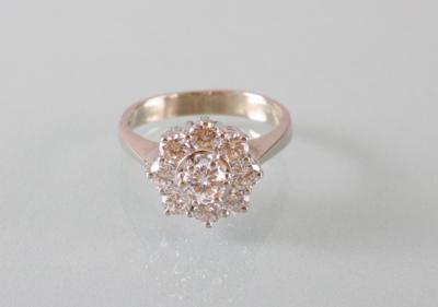 Brillantring zus. ca. 1,10 ct - Art Antiques and Jewelry