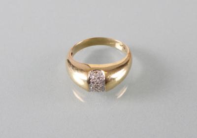 Diamantring zus. ca. 0,15 ct - Art Antiques and Jewelry