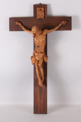 Kreuz mit Christus als Dreinageltypus - Kunst Antiquitäten und Schmuck