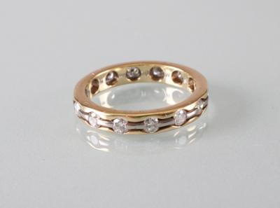 Memoryring mit Brillanten zus. ca. 1 ct - Art Antiques and Jewelry