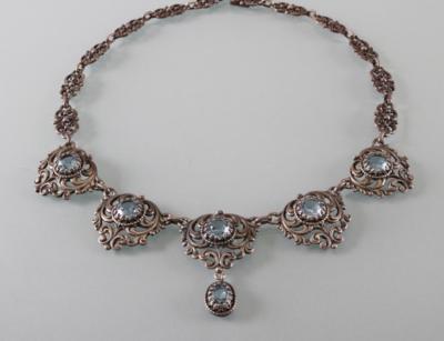 Trachtencollier mit Imitationssteinen - Arte Antiquariato e Gioielli